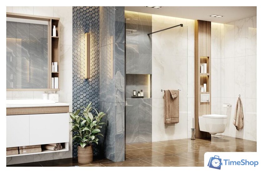 Душевая стенка Ambassador Walk-in 15031109 90 - Изображение №4 — Интернет-магазин Time-Shop