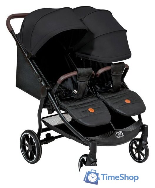 Коляска прогулочная «книга» Sweet Baby Donna (черный) - Изображение №1 — Интернет-магазин Time-Shop