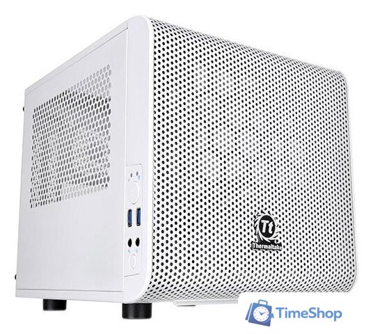 Корпус Thermaltake Core V1 Snow Edition [CA-1B8-00S6WN-01] - Изображение №1 — Интернет-магазин Time-Shop