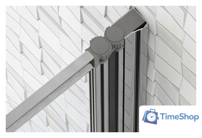 Стеклянная шторка для ванны Rea Idea 120 (хром/прозрачное стекло) - Изображение №10 — Интернет-магазин Time-Shop