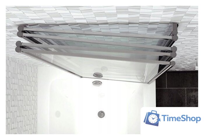 Стеклянная шторка для ванны Rea Idea 120 (хром/прозрачное стекло) - Изображение №11 — Интернет-магазин Time-Shop