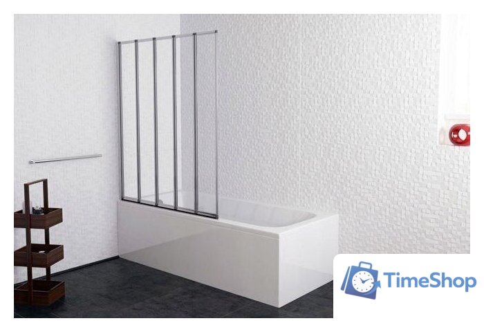 Стеклянная шторка для ванны Rea Idea 120 (хром/прозрачное стекло) - Изображение №9 — Интернет-магазин Time-Shop