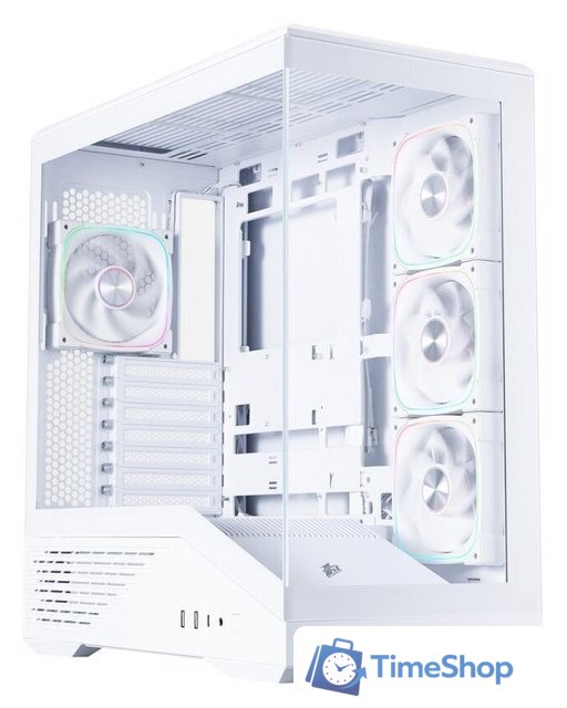 Корпус 1stPlayer GM7 ARGB GM7-WH-3FN7R-W-1FN7-W (белый) - Изображение №1 — Интернет-магазин Time-Shop