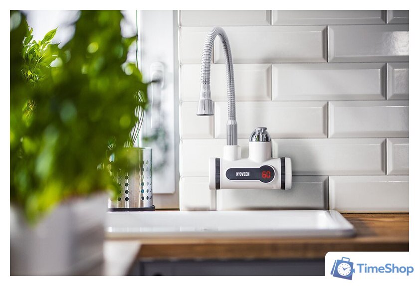 Проточный электрический водонагреватель-кран N'oveen IWH350 - Изображение №3 — Интернет-магазин Time-Shop