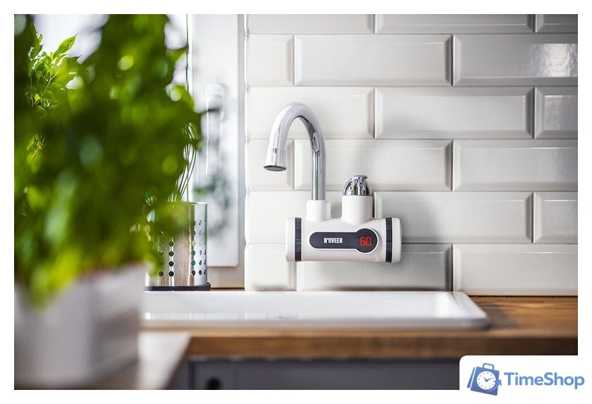 Проточный электрический водонагреватель-кран N'oveen IWH350 - Изображение №2 — Интернет-магазин Time-Shop