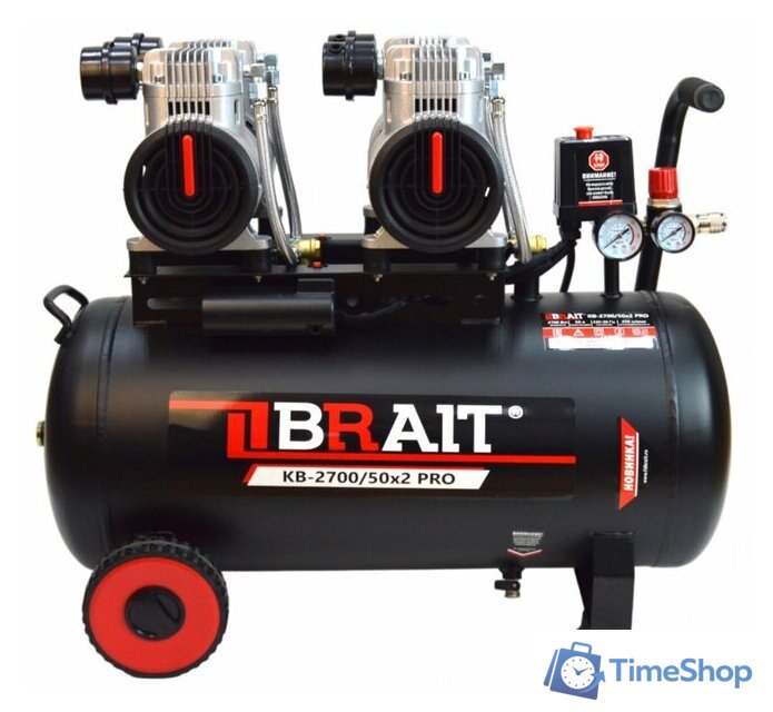 Компрессор Brait KB-2700/50X2 PRO - Изображение №1 — Интернет-магазин Time-Shop