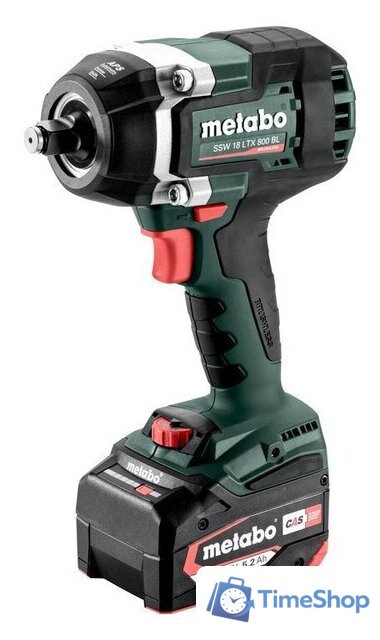 Гайковерт Metabo SSW 18 LTX 800 BL 602403650 (с 2-мя АКБ, кейс) - Изображение №1 — Интернет-магазин Time-Shop