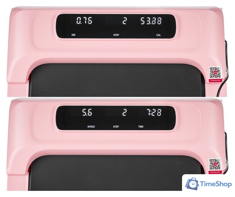 Электрическая беговая дорожка Sundays Fitness Simple Line А01 Plus (розовый) - Изображение №4 — Интернет-магазин Time-Shop