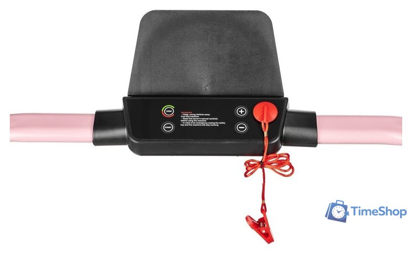 Электрическая беговая дорожка Sundays Fitness Simple Line А01 Plus (розовый) - Изображение №6 — Интернет-магазин Time-Shop