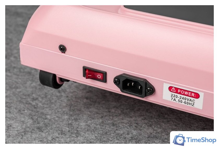 Электрическая беговая дорожка Sundays Fitness Simple Line А01 Plus (розовый) - Изображение №10 — Интернет-магазин Time-Shop