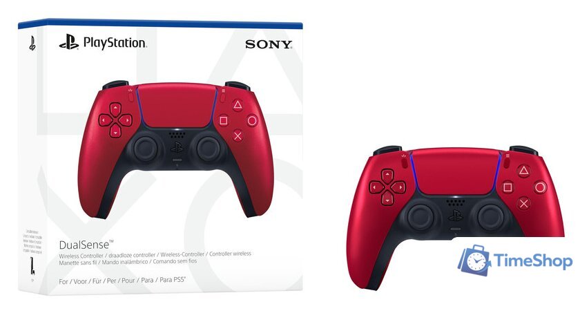 Геймпад Sony DualSense (вулканический красный) - Изображение №4 — Интернет-магазин Time-Shop