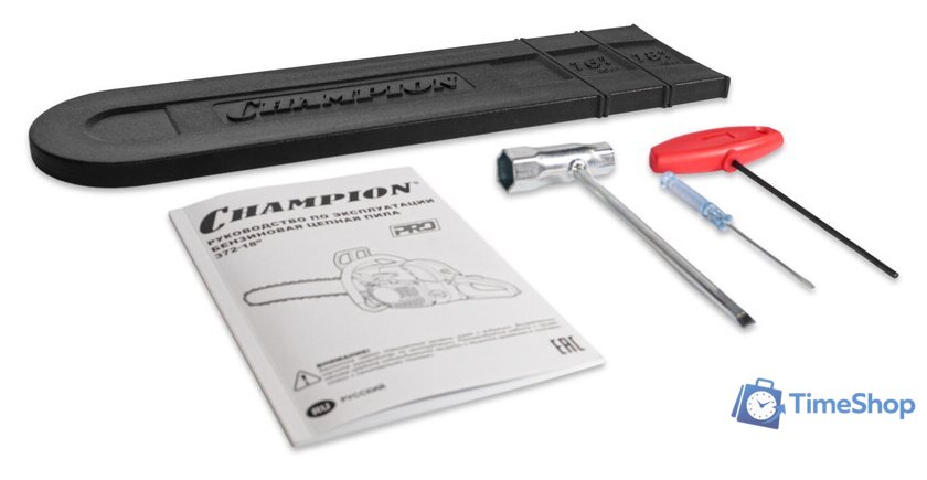 Бензопила Champion Pro 372-18 - Изображение №9 — Интернет-магазин Time-Shop