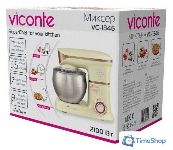 Планетарный миксер Viconte VC-1346 - Изображение №2 — Интернет-магазин Time-Shop