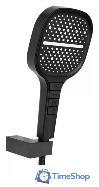 Душевая система  Hansberge H6077 (черный матовый) - Изображение №7 — Интернет-магазин Time-Shop