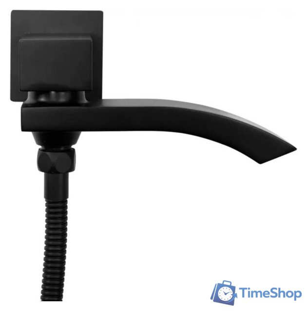 Душевая система  Hansberge H6077 (черный матовый) - Изображение №3 — Интернет-магазин Time-Shop