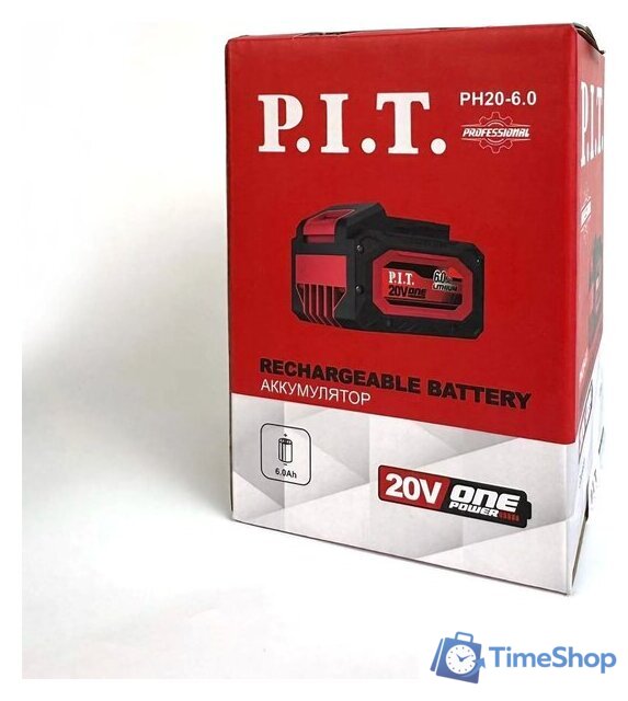 Аккумулятор P.I.T. PH20-6.0 (20В/6 Ач) - Изображение №3 — Интернет-магазин Time-Shop