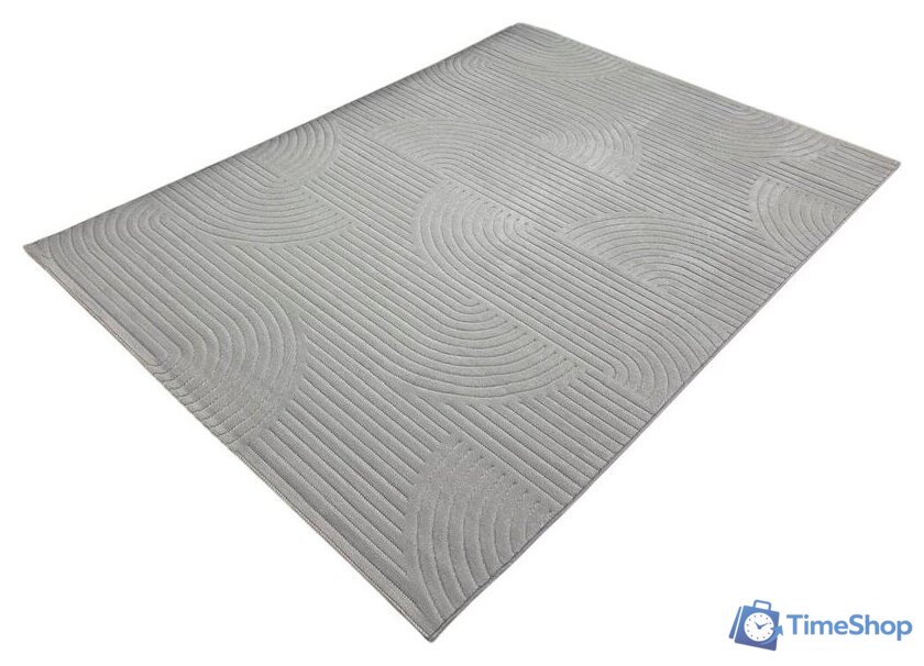 Ковер для жилой комнаты Radjab Carpet Сканди Сизаль Прямоугольник 10949A 13042RK (1.6x2.3, Grey/Grey) - Изображение №1 — Интернет-магазин Time-Shop