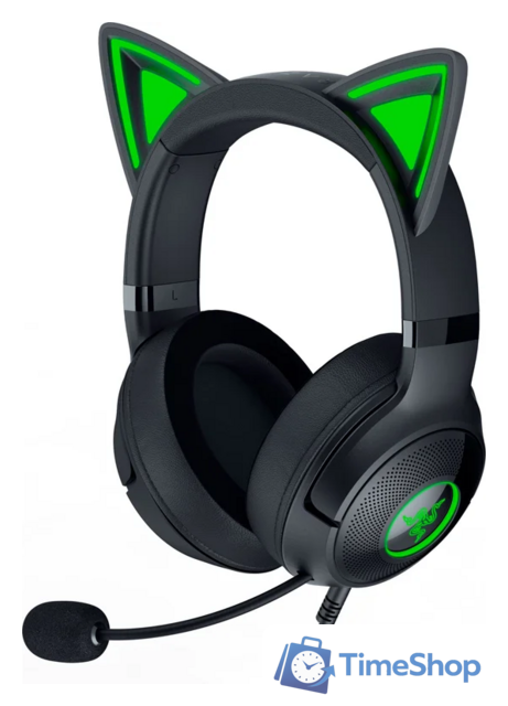 Наушники Razer Kraken Kitty V2 (черный) - Изображение №1 — Интернет-магазин Time-Shop