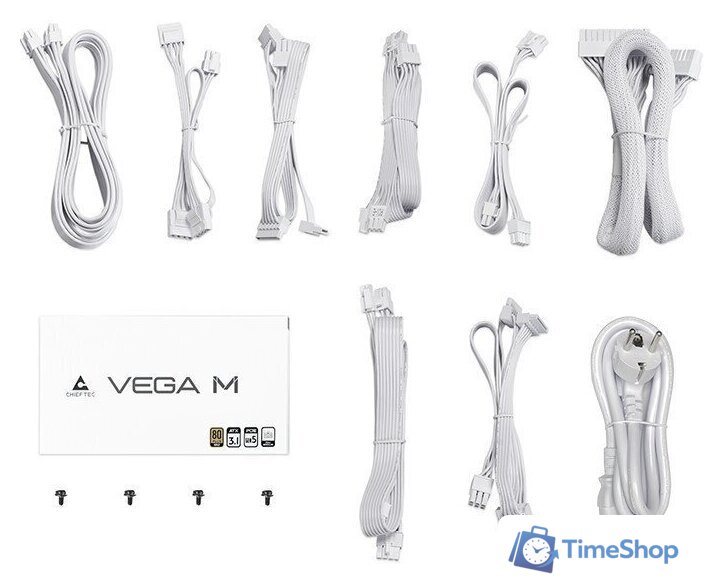 Блок питания Chieftec Vega M 1000W PPG-1000-CW - Изображение №5 — Интернет-магазин Time-Shop