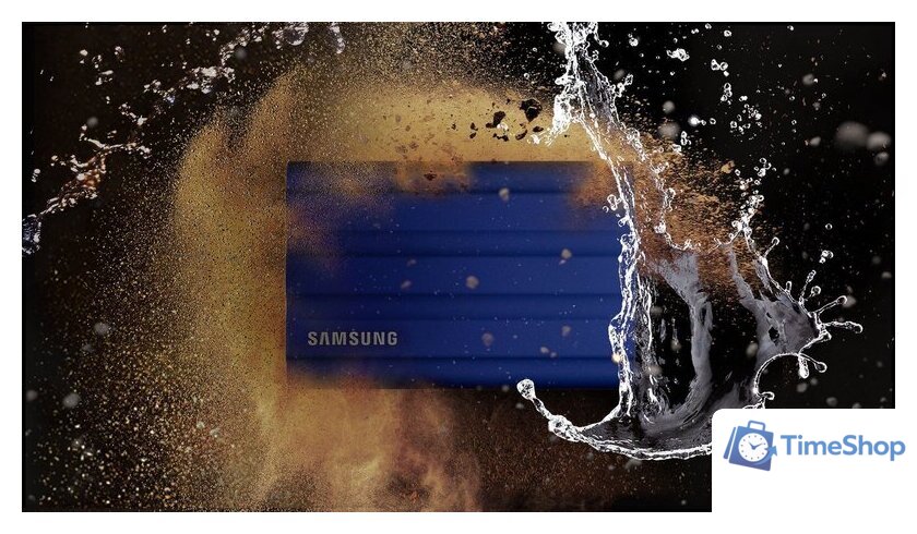 Внешний накопитель Samsung T7 Shield 1TB (синий) - Изображение №4 — Интернет-магазин Time-Shop