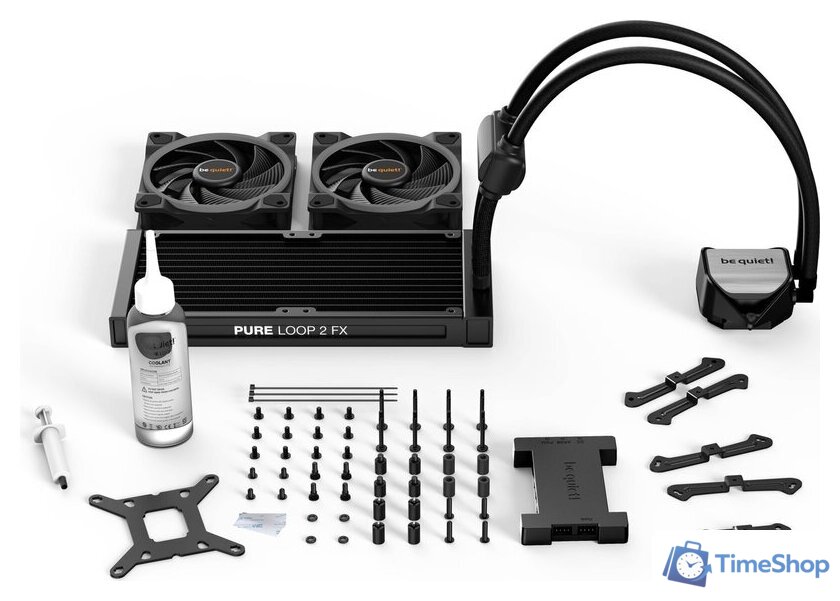 Система жидкостного охлаждения для процессора be quiet! Pure Loop 2 FX 240mm BW013 - Изображение №2 — Интернет-магазин Time-Shop