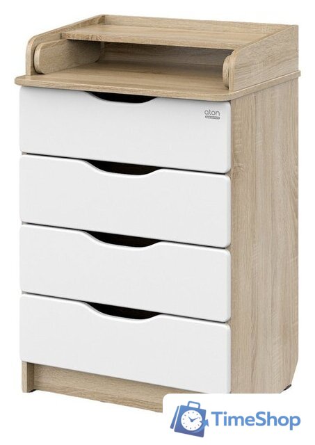 Детский комод Атон Мебель Сириус Wood 604 ПВХ (дуб сонома) - Изображение №1 — Интернет-магазин Time-Shop