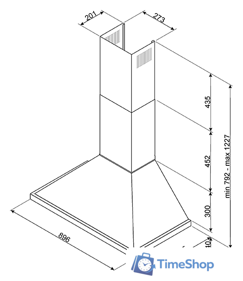 Кухонная вытяжка Smeg KPF9YW - Изображение №4 — Интернет-магазин Time-Shop
