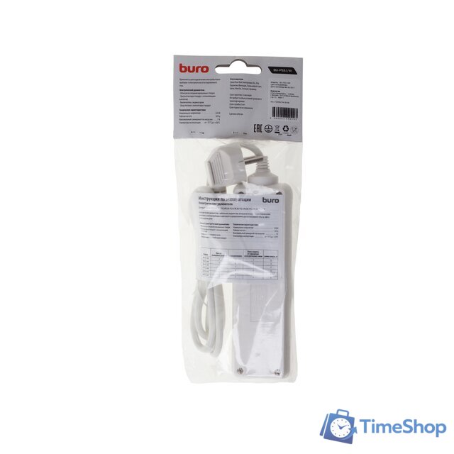 Удлинитель Buro BU-PS3.1/W - Изображение №5 — Интернет-магазин Time-Shop