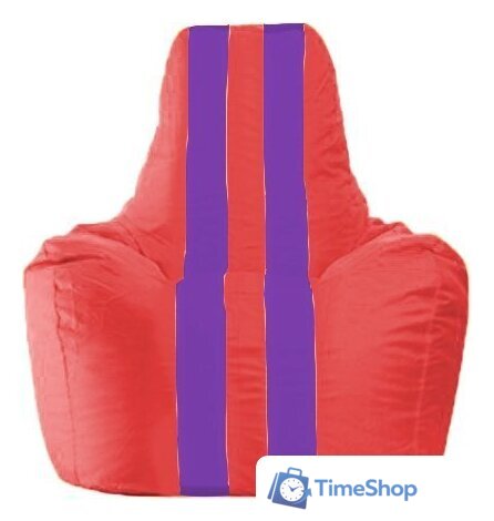 Кресло-мешок Flagman Спортинг С1.1-458 (красный/фиолетовый) - Изображение №1 — Интернет-магазин Time-Shop