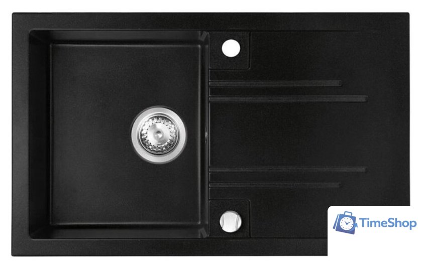 Кухонная мойка Ferro Mezzo II DRGM48/78BA (графит) - Изображение №1 — Интернет-магазин Time-Shop
