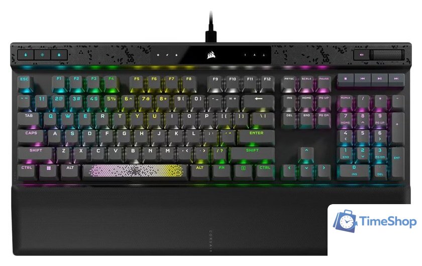 Клавиатура Corsair K70 Max RGB (темно-серый, Corsair MGX, нет кириллицы) - Изображение №1 — Интернет-магазин Time-Shop
