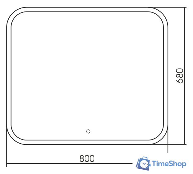  Silver Mirrors Стив 800х680 ФР-00001137 - Изображение №2 — Интернет-магазин Time-Shop
