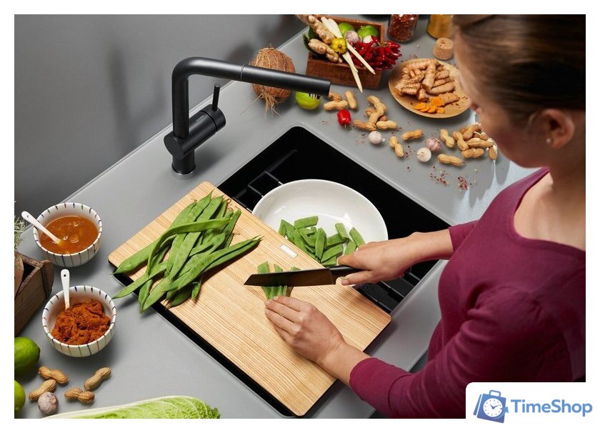 Кухонная мойка Blanco Etagon 500-U Colour 527761 (трюфель) - Изображение №5 — Интернет-магазин Time-Shop