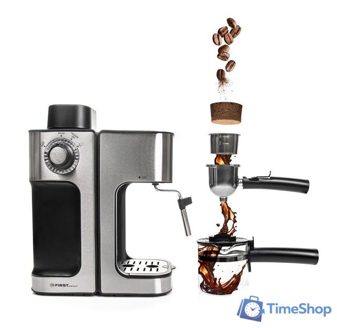 Рожковая кофеварка First FA-5475-2 - Изображение №11 — Интернет-магазин Time-Shop