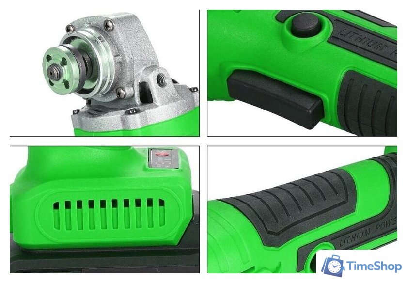 Угловая шлифмашина Zitrek AG 20 Pro SET 2 (с 2-мя АКБ, кейс) - Изображение №4 — Интернет-магазин Time-Shop