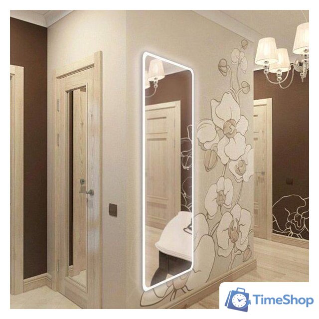 Зеркало с подсветкой  Континент Loren Led 45.5x135 - Изображение №3 — Интернет-магазин Time-Shop
