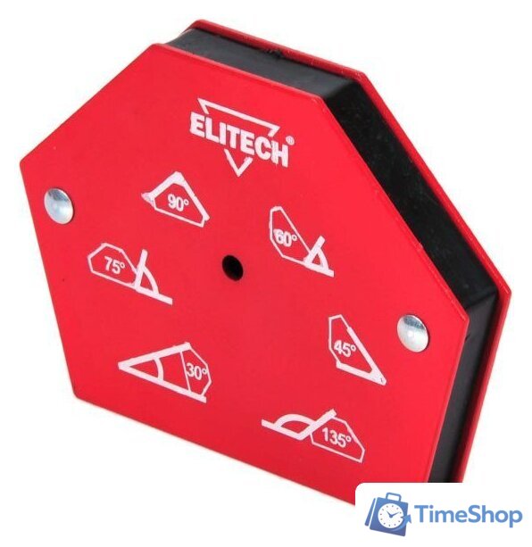 Угольник магнитный ELITECH 0606.017600 - Изображение №1 — Интернет-магазин Time-Shop