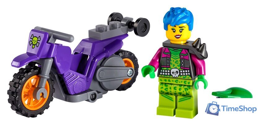 Конструктор LEGO City 60296 Акробатический трюковый мотоцикл - Изображение №2 — Интернет-магазин Time-Shop