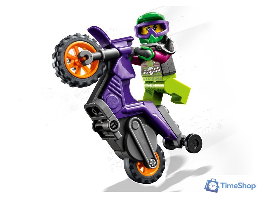Конструктор LEGO City 60296 Акробатический трюковый мотоцикл - Изображение №3 — Интернет-магазин Time-Shop