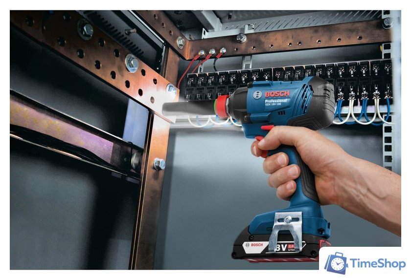 Гайковерт Bosch GDX 180-Li Professional 06019G5226 (без АКБ) - Изображение №4 — Интернет-магазин Time-Shop