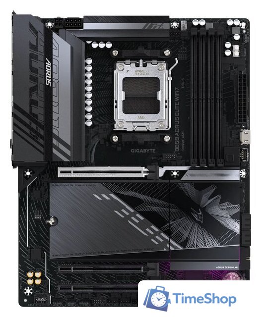 Материнская плата Gigabyte B850 Aorus Elite WiFi7 (rev. 1.0) - Изображение №1 — Интернет-магазин Time-Shop