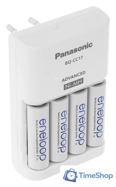 Аккумуляторы + зарядное Panasonic Eneloop Smart Charger K-KJ17MCD40E - Изображение №1 — Интернет-магазин Time-Shop