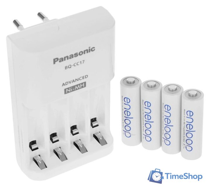 Аккумуляторы + зарядное Panasonic Eneloop Smart Charger K-KJ17MCD40E - Изображение №2 — Интернет-магазин Time-Shop