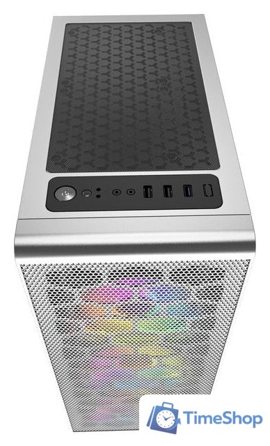 Корпус Powercase Mistral Z4C LED (белый) - Изображение №4 — Интернет-магазин Time-Shop