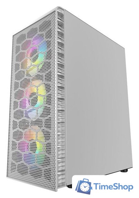 Корпус Powercase Mistral Z4C LED (белый) - Изображение №2 — Интернет-магазин Time-Shop