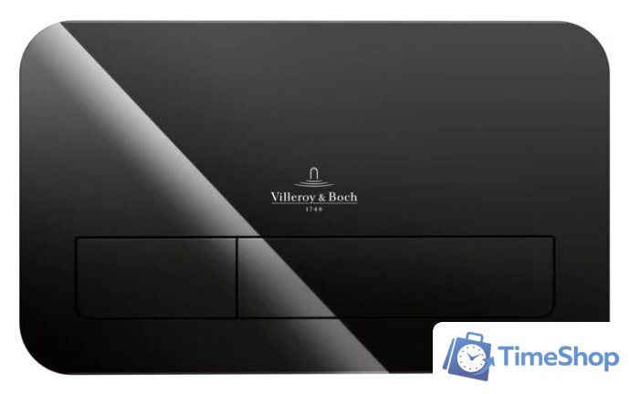 Панель смыва Villeroy & Boch ViConnect 922400RB (черный глянцевый) - Изображение №1 — Интернет-магазин Time-Shop