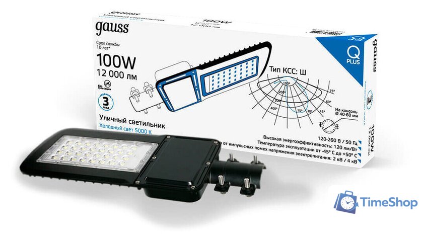 Уличный прожектор Gauss Qplus 629535300 - Изображение №6 — Интернет-магазин Time-Shop