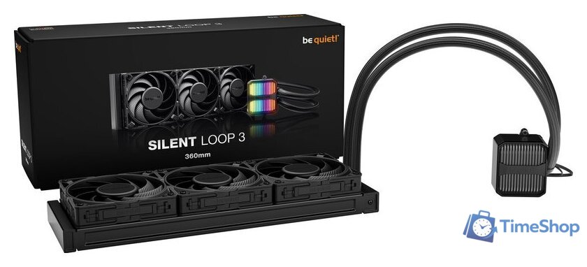 Система жидкостного охлаждения для процессора be quiet! Silent Loop 3 360mm BW025 - Изображение №6 — Интернет-магазин Time-Shop