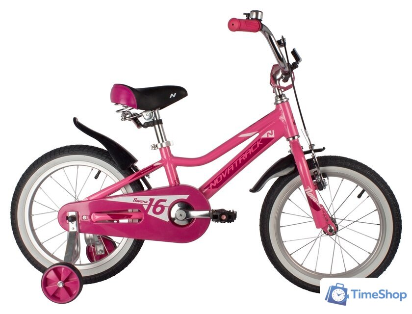 Детский велосипед Novatrack Novara 16 2022 165ANOVARA.PN22 (розовый) - Изображение №1 — Интернет-магазин Time-Shop
