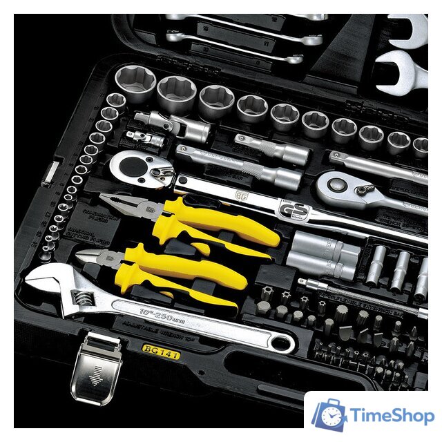Универсальный набор инструментов Berger BG141-1214 (141 предмет) - Изображение №5 — Интернет-магазин Time-Shop